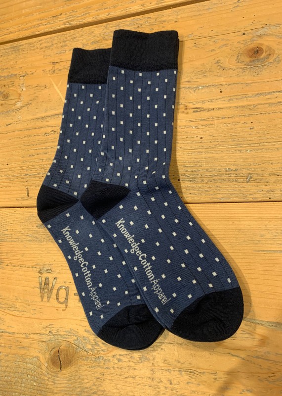 2 Pack. Dots socks blue- GOTS/Vegan