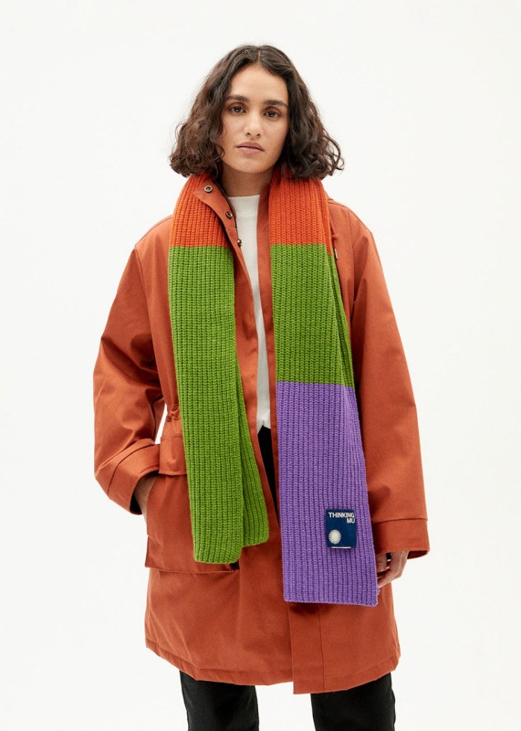 GARDEN GHEDE colorblocking scarf