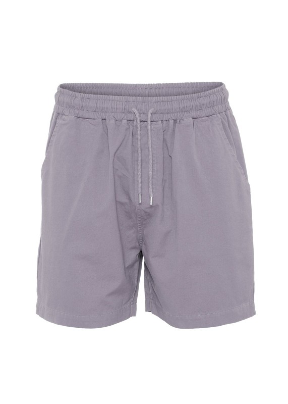 Organic twill shorts - purple haze