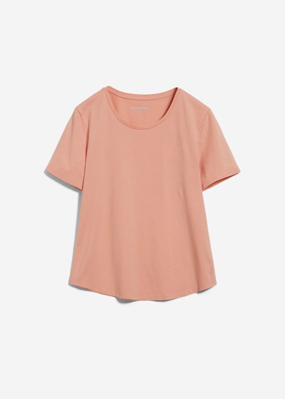 MINAA T-Shirt aus Biobaumwolle, peach blossom