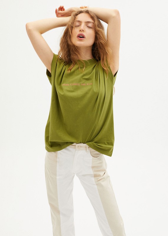 HERE COMES THE SUN T-shirt green