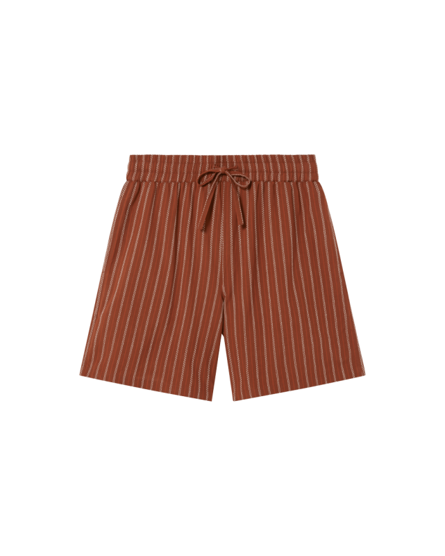 Toasted Delhi Stripes Henry Shorts
