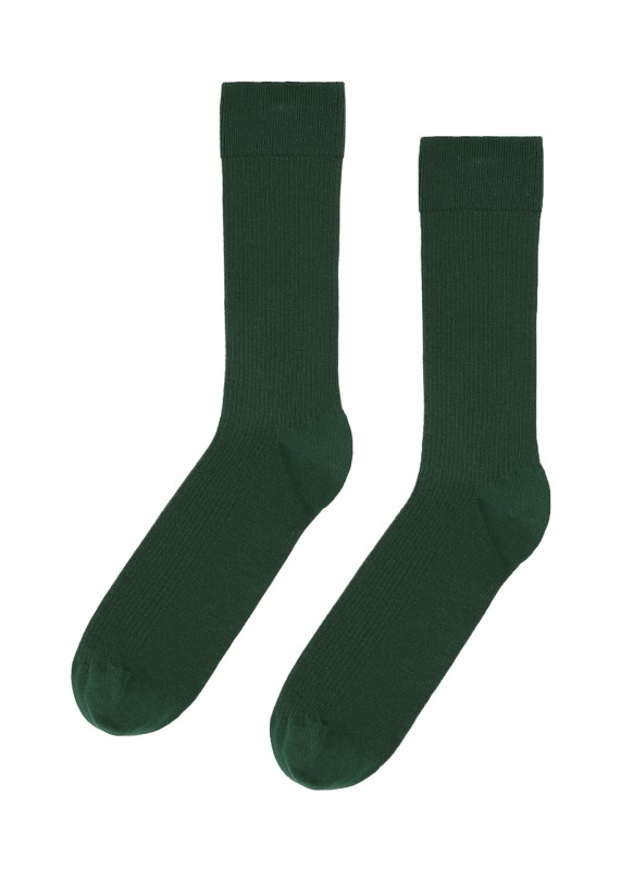 Classic organic sock - emerald green