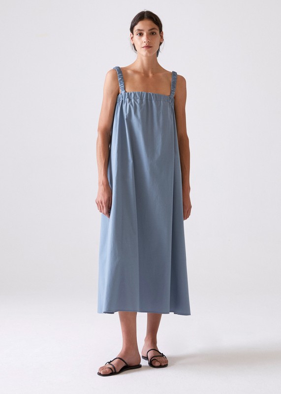 FINA BLUE cotton dress