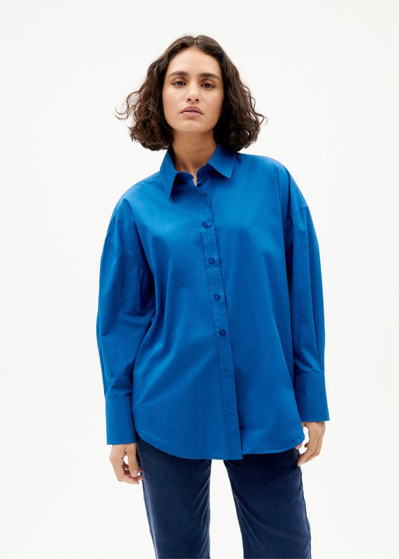 Oversized Blouse, blue